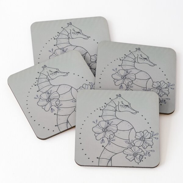 Item preview, Flowered seahorse designed and sold by MeriArt-LR.