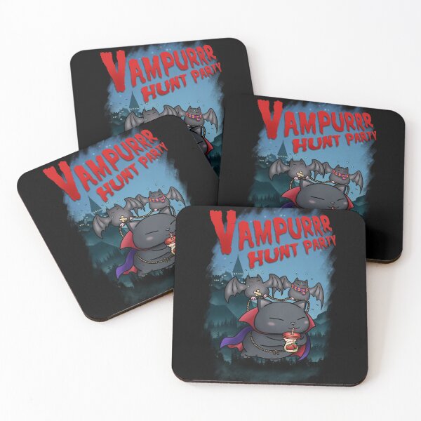 Item preview, Halloween Cat Vampurr Hunt Party designed and sold by Takeda-art.