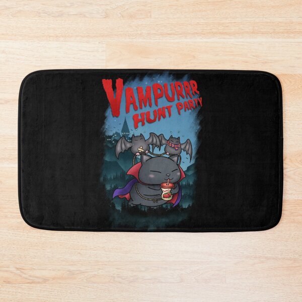 Item preview, Halloween Cat Vampurr Hunt Party designed and sold by Takeda-art.