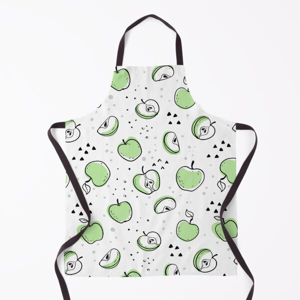 Item preview, Beautiful black and white seamless doodle pattern with cute doodle apples sketch. Hand drawn trendy background. designed and sold by Yevheniia Hulinska.