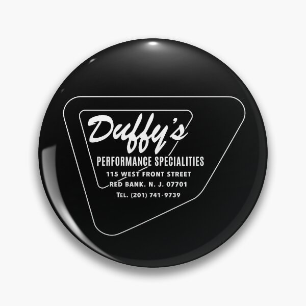 Item preview, Vintage Duffy's Performance Specialities Hot Rod suppliers emblem - white print designed and sold by retropetrol.