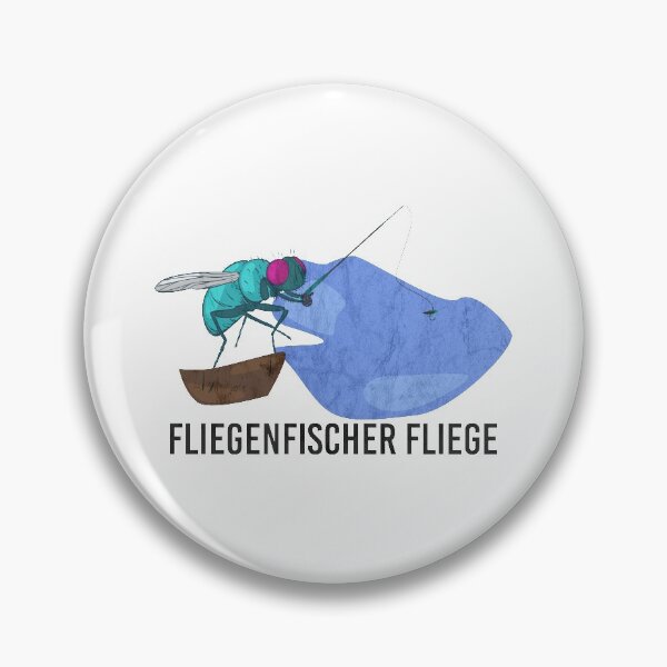 Item preview, Fly fisherman fly with fishing rod angler fisherman designed and sold by lsvds.