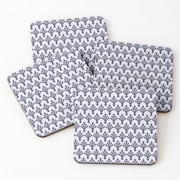 Item preview, Navy blue diamond shaped motif pattern designed and sold by Mandala & More.