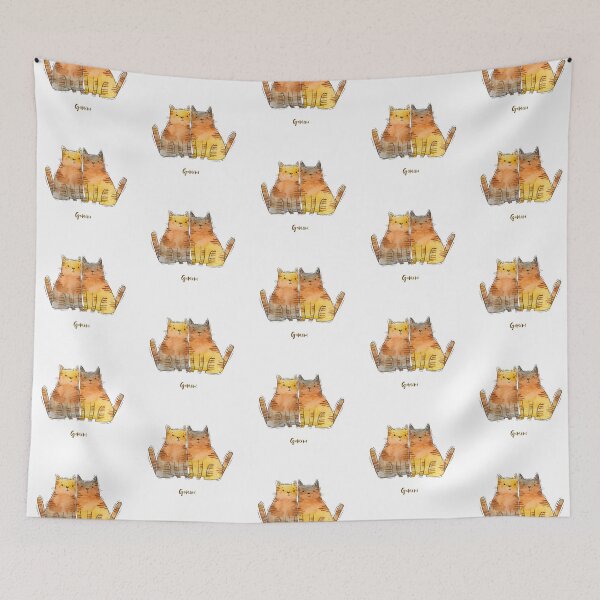 Item preview, Cute Gemini Cats designed and sold by urbanattitudeco.