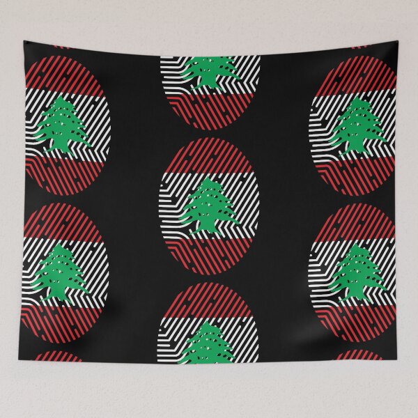 Item preview, Lebanon Beirut Lebanese Lebanese Lebanese LBN Origin Flag Flag Party Crew Gift Idea designed and sold by Mark Sukra.