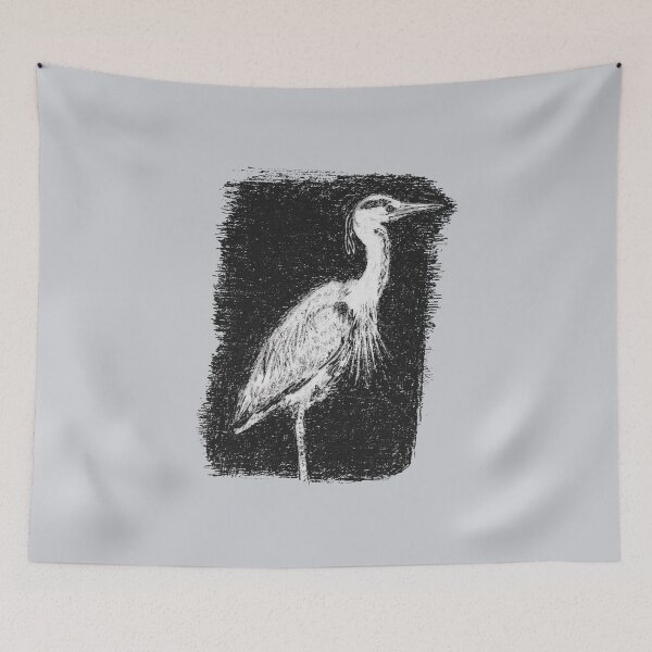 Item preview, the gray heron designed and sold by kalasworks.
