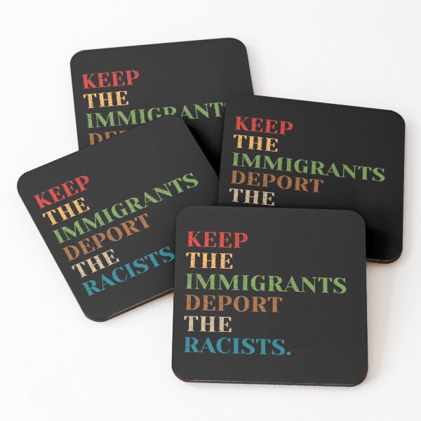 Item preview, KEEP THE IMMIGRANTS DEPORT THE RACISTS designed and sold by aksh-store.