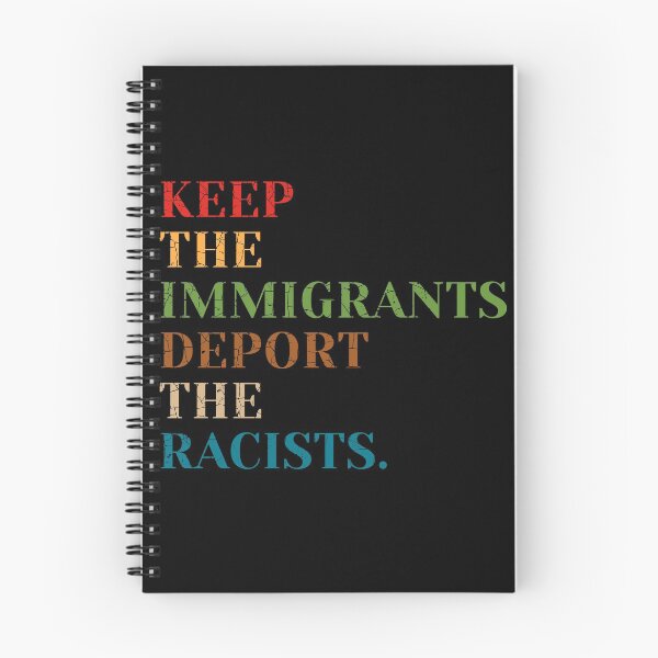 Item preview, KEEP THE IMMIGRANTS DEPORT THE RACISTS designed and sold by aksh-store.
