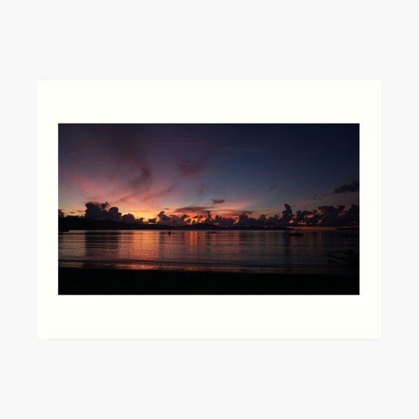 A Peaceful Calm Over the Bay Art Print