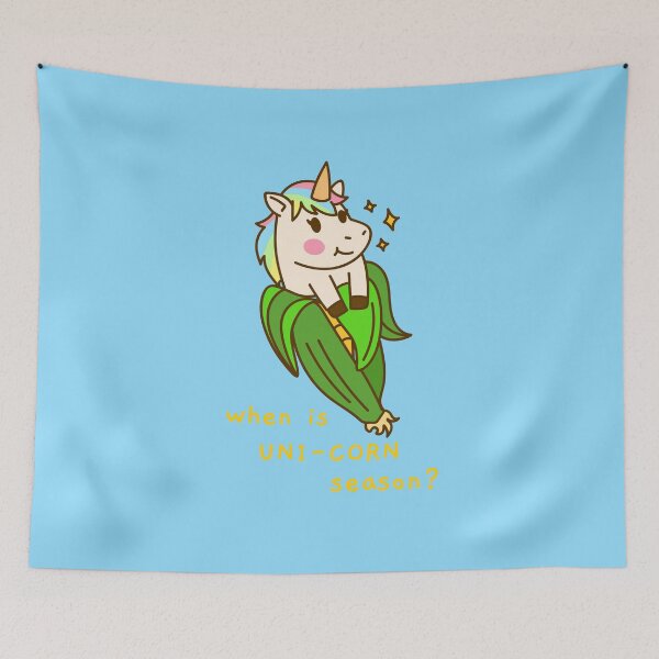 Item preview, Kawaii food Cute Unicorn pun uni-corn designed and sold by plzLOOK.