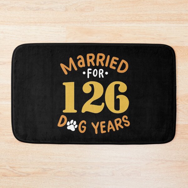 Item preview, 18th Wedding Anniversary, Married For 126 Dog Years designed and sold by haselshirt.