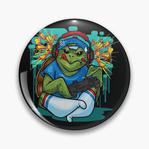 Item preview, Turtle gamer angry designed and sold by DiamondStore1.