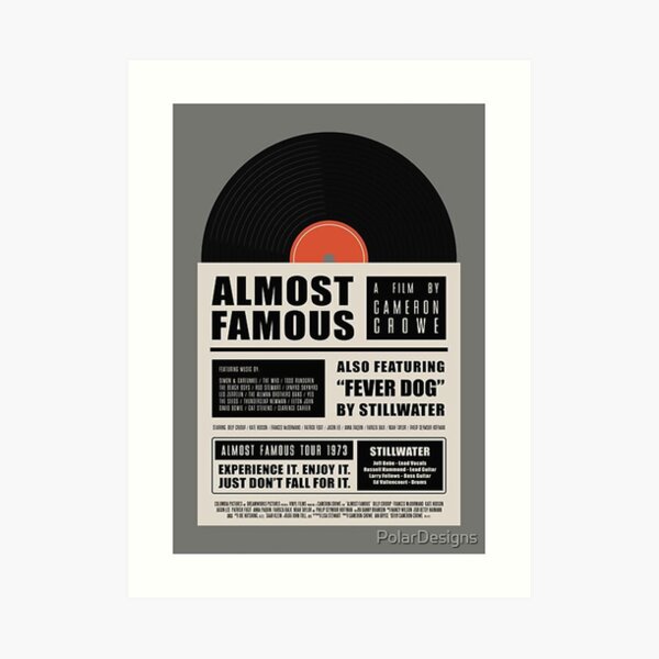 Almost Famous film - imarotul Art Print