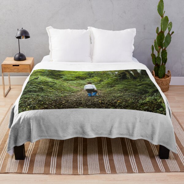Item preview, Young boy walking along a woodland pathway designed and sold by Jenny Burrows.