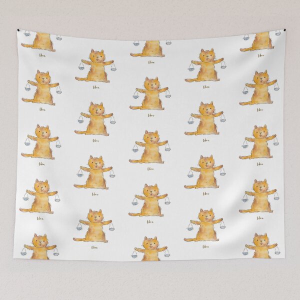 Item preview, Cute Libra Cat designed and sold by urbanattitudeco.