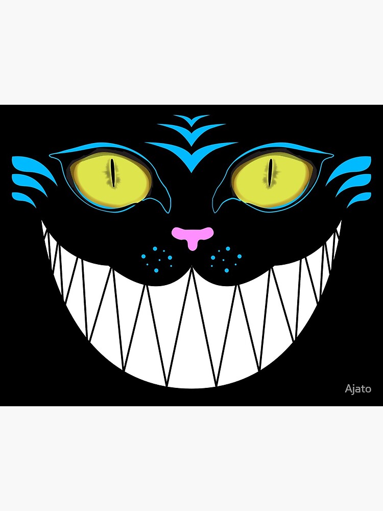 Cheshire Cat T-Shirt - Grinning Invisible Cat Tee Halloween
