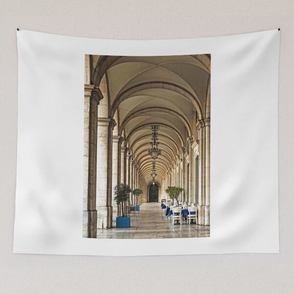 Item preview, The Corridors Of Praca do Comercio - 1 © designed and sold by © Hany G. Jadaa © Prince John Photography.