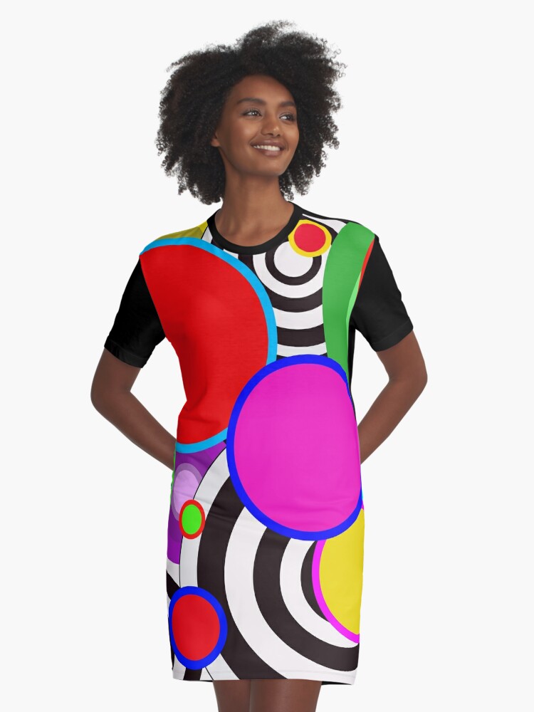 Pop art shop t shirt dress