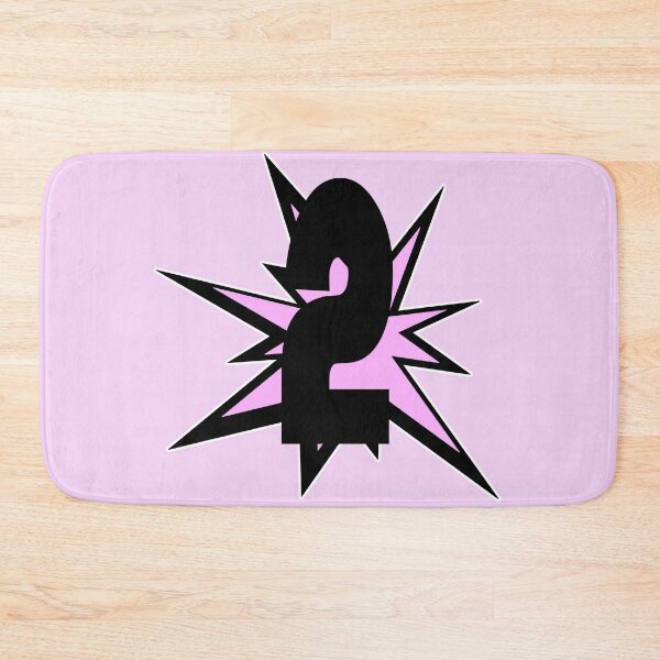 Item preview, Number two number 2 as a comic cartoon favorite number light pink - digits designed and sold by MadandMean.