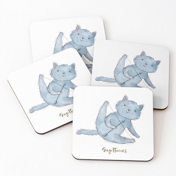 Item preview, Cute Sagittarius Cats designed and sold by urbanattitudeco.
