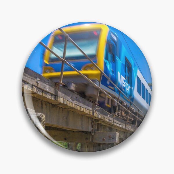 Item preview, Melbourne Metro Train on Trestle Bridge - Eltham, Victoria designed and sold by Steven Jodoin.