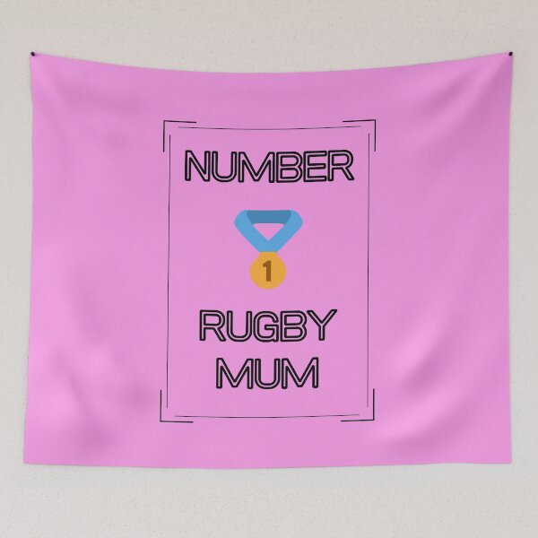 Item preview, Number 1 Rugby Mum designed and sold by TheRugbierStore.