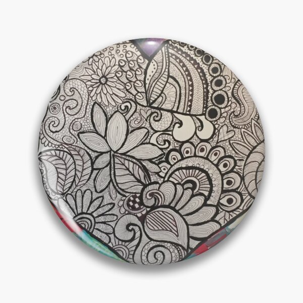 Item preview, RED Zentangles graffiti heart designed and sold by ACracker69.