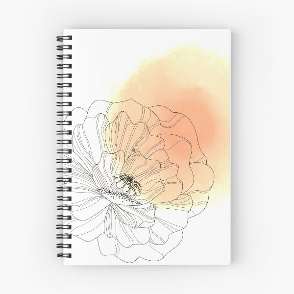 Item preview, Line flower watercolor background designed and sold by MaevaLfc.