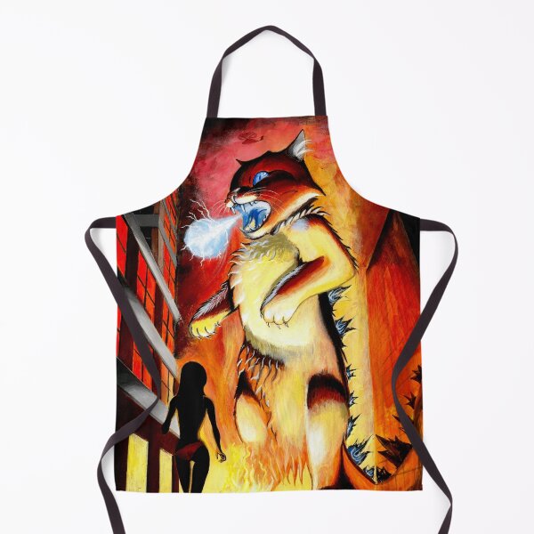 Item preview, Catzilla in City, Cat as Godzilla, Big Kitty designed and sold by TiAlex.