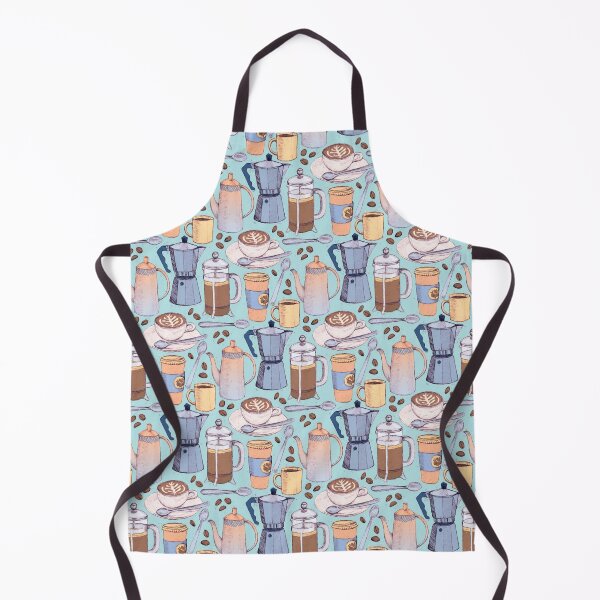 Item preview, Coffee Love on Blue designed and sold by micklyn.