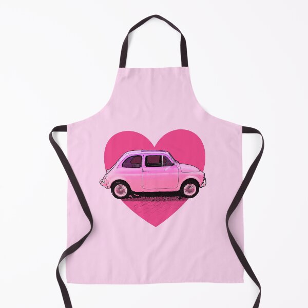 Item preview, The Pink Fiat 500 Lover designed and sold by Retro Futurist.
