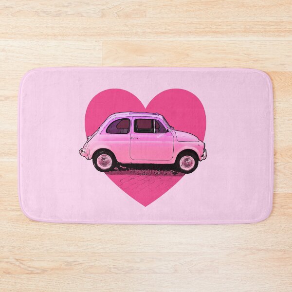 Item preview, The Pink Fiat 500 Lover designed and sold by Retro Futurist.