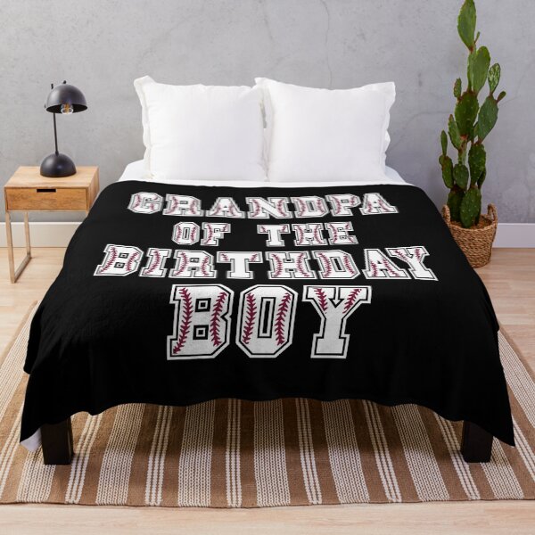 Item preview, Grandpa Of The Birthday Baller Baseball Themed Party print designed and sold by Grabitees.