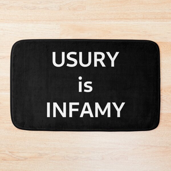 Item preview, Usury is Infamy designed and sold by SolarCross.
