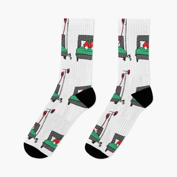 Item preview, Tomato hospital bed on ketchup drip parody designed and sold by tarek25.