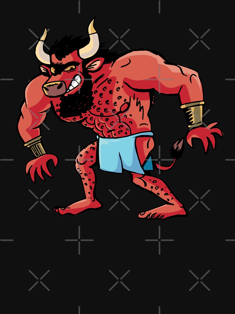 furious Greek Minotaur from Crete by duxpavlic