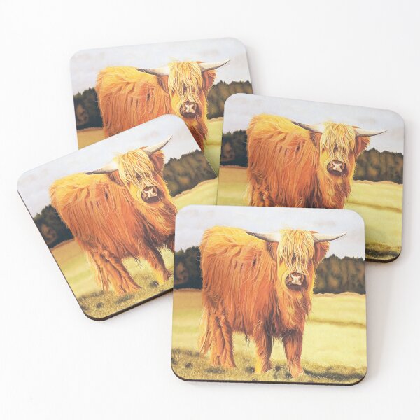 Item preview, "Heilan Coo", Highland Cow, Highland Cattle, Cattle, Cow designed and sold by IslesArt.