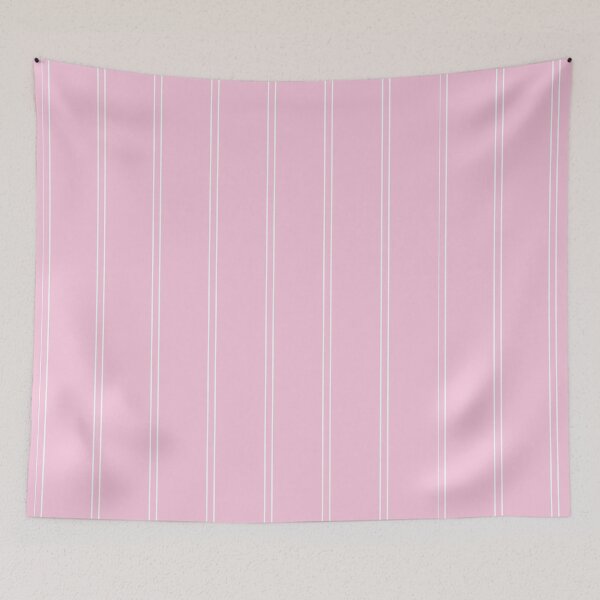 Item preview, Pink and White Double Line Stripes designed and sold by ennbe.