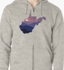 The West Virginia Hills Zipped Hoodie