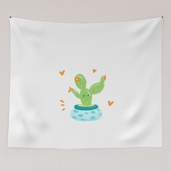 Item preview, Cute cactus with blue pot designed and sold by AnyssNara.