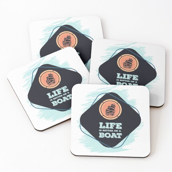 Item preview, Life is better on a BOAT Awesome nautical Gift for the ocean lovers designed and sold by Naumovski.