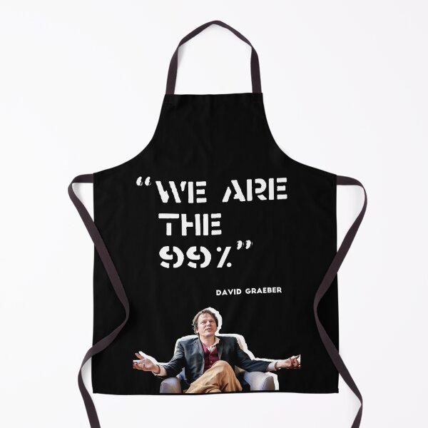 Item preview, David Graeber "We Are The 99%" designed and sold by TrainWreckTees.