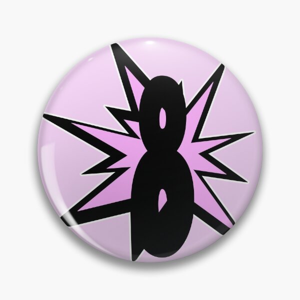Item preview, Number 8 as a comic cartoon digits lucky number light pink - numbers designed and sold by MadandMean.