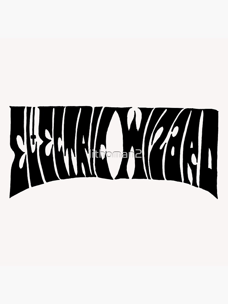 "Electric Wizard Logo Graphic" Poster for Sale by lithoman2 Redbubble