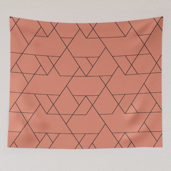 Item preview, Geometric rose gold pattern designed and sold by JillBusbyArt.