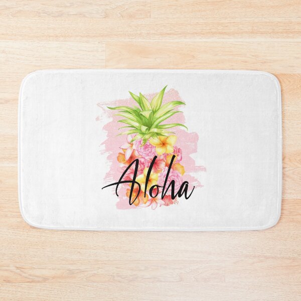 Item preview, Aloha Pineapple Hawaii Hawaiian Tropical Flowers Summer Gift designed and sold by Style4You24.