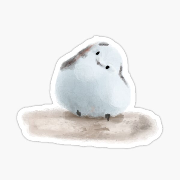 Item preview, Cute Japanese White Bird Shima Enaga designed and sold by veallary.