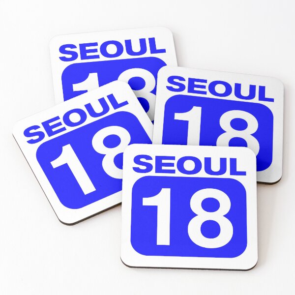 Item preview,  Seoul 18 blue city in Asia sports designed and sold by Square Root of Squid.