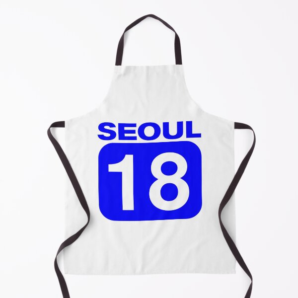 Item preview, Seoul 18 blue city in Asia sports designed and sold by Square Root of Squid.