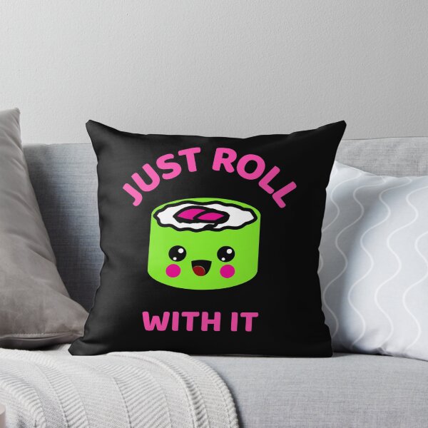 Item preview, Kawaii food sushi roll pun designed and sold by plzLOOK.